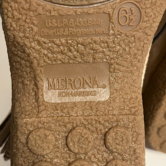 NEW Merona faux suede leather boots w/ faux fur Tan winter snow boots Vegan 6.5 - Picture 10 of 10